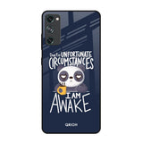 Struggling Panda Samsung Galaxy S20 FE Glass Back Cover Online