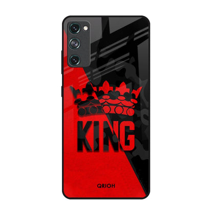 I Am A King Samsung Galaxy S20 FE Glass Back Cover Online
