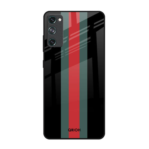 Vertical Stripes Samsung Galaxy S20 FE Glass Back Cover Online
