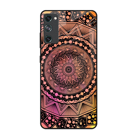 Floral Mandala Samsung Galaxy S20 FE Glass Back Cover Online