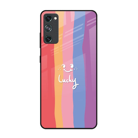 Lucky Abstract Samsung Galaxy S20 FE Glass Back Cover Online