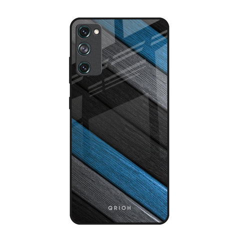 Multicolor Wooden Effect Samsung Galaxy S20 FE Glass Back Cover Online