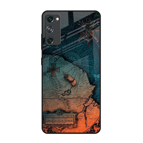 Geographical Map Samsung Galaxy S20 FE Glass Back Cover Online