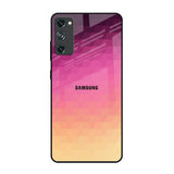 Geometric Pink Diamond Samsung Galaxy S20 FE Glass Back Cover Online
