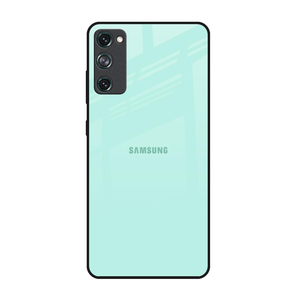 Teal Samsung Galaxy S20 FE Glass Back Cover Online
