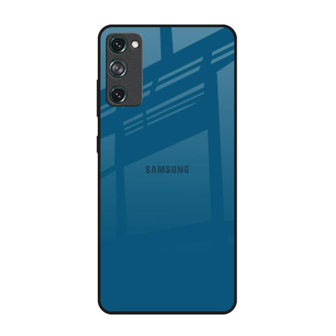 Cobalt Blue Samsung Galaxy S20 FE Glass Back Cover Online