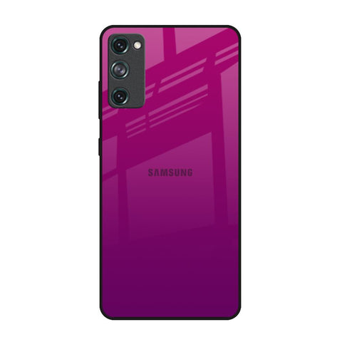 Magenta Gradient Samsung Galaxy S20 FE Glass Back Cover Online
