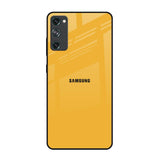 Fluorescent Yellow Samsung Galaxy S20 FE Glass Back Cover Online