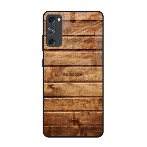 Wooden Planks Samsung Galaxy S20 FE Glass Back Cover Online