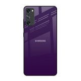 Dark Purple Samsung Galaxy S20 FE Glass Back Cover Online