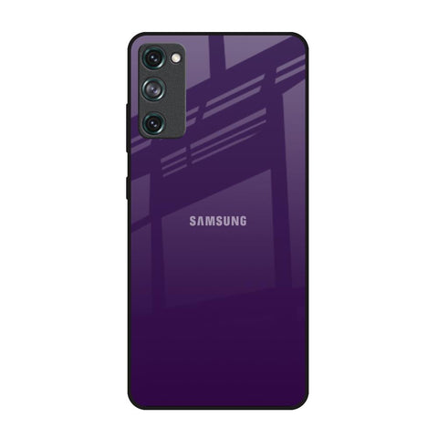 Dark Purple Samsung Galaxy S20 FE Glass Back Cover Online