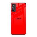 Blood Red Samsung Galaxy S20 FE Glass Back Cover Online