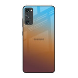 Rich Brown Samsung Galaxy S20 FE Glass Back Cover Online