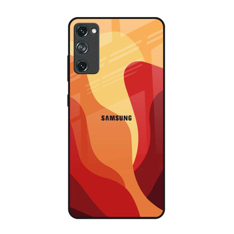 Magma Color Pattern Samsung Galaxy S20 FE Glass Back Cover Online
