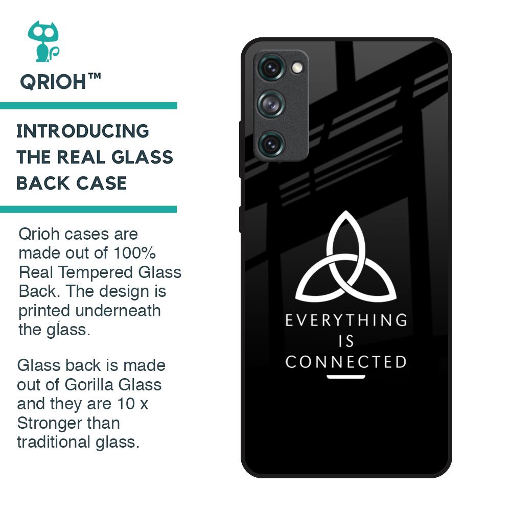 Everything Is Connected Glass Case for Samsung Galaxy S20 FE