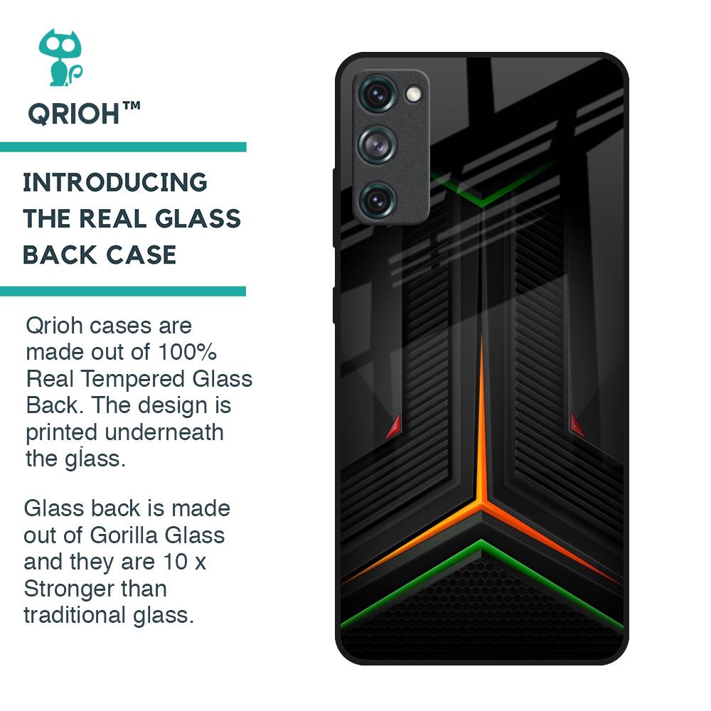 Modern Ultra Chevron Glass Case for Samsung Galaxy S20 FE