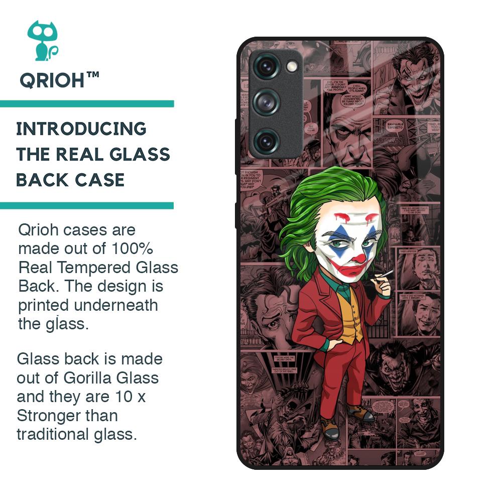 Joker Cartoon Glass Case for Samsung Galaxy S20 FE