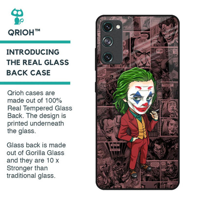 Joker Cartoon Glass Case for Samsung Galaxy S20 FE