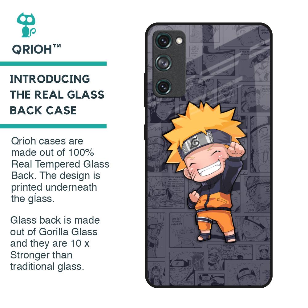 Orange Chubby Glass Case for Samsung Galaxy S20 FE