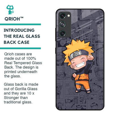 Orange Chubby Glass Case for Samsung Galaxy S20 FE