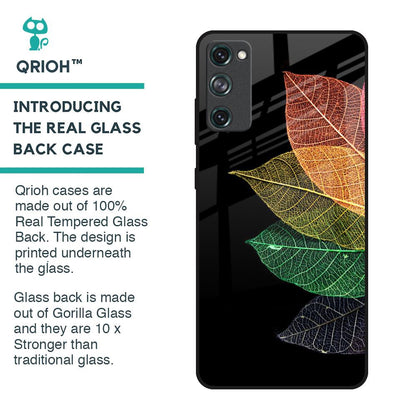Colorful Leaves Glass Case for Samsung Galaxy S20 FE