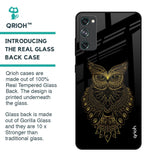 Golden Owl Glass Case for Samsung Galaxy S20 FE