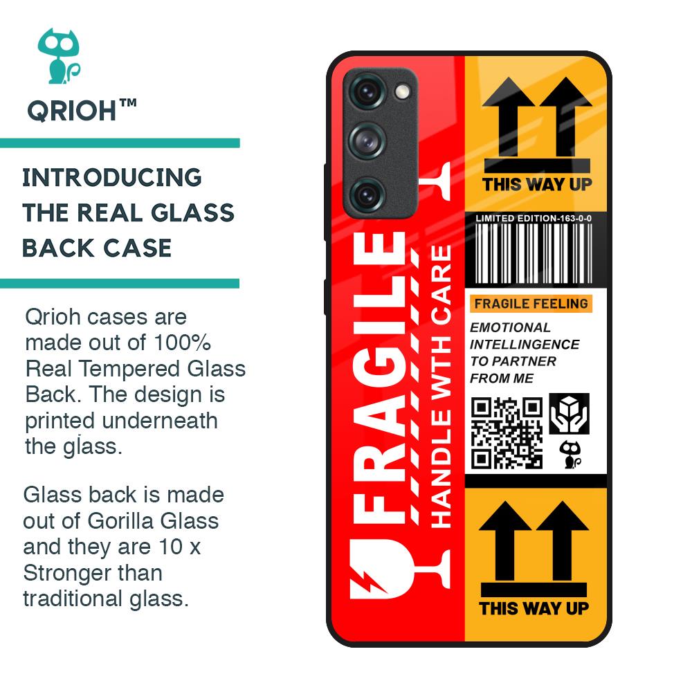 Handle With Care Glass Case for Samsung Galaxy S20 FE
