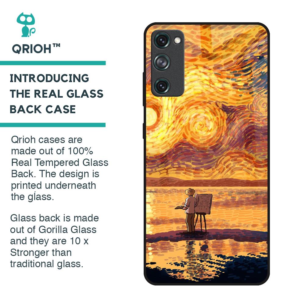 Sunset Vincent Glass Case for Samsung Galaxy S20 FE
