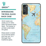 Travel Map Glass Case for Samsung Galaxy S20 FE