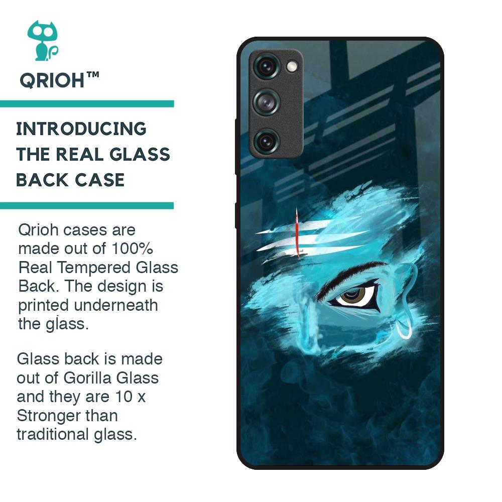Power Of Trinetra Glass Case For Samsung Galaxy S20 FE