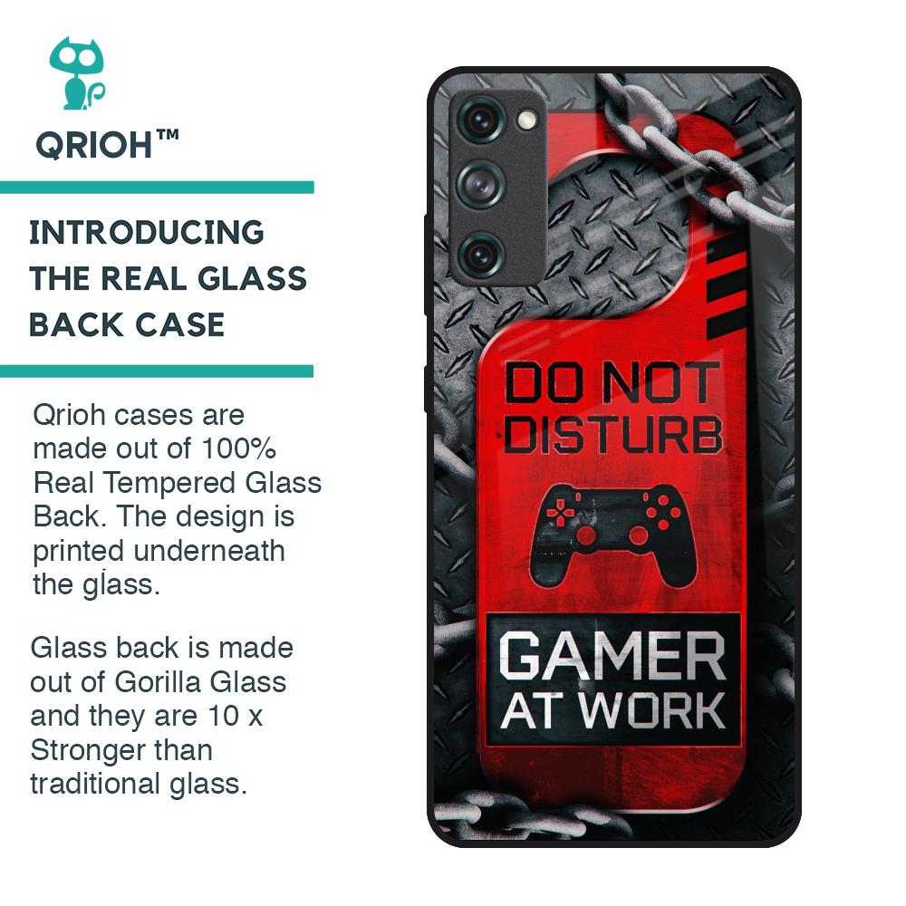 Do No Disturb Glass Case For Samsung Galaxy S20 FE