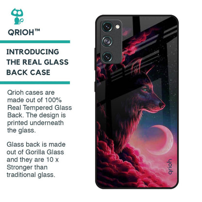 Moon Wolf Glass Case for Samsung Galaxy S20 FE