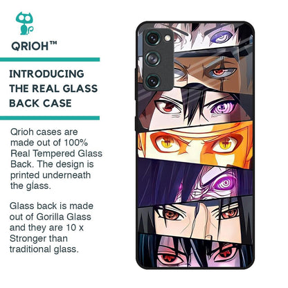 Anime Eyes Glass Case for Samsung Galaxy S20 FE