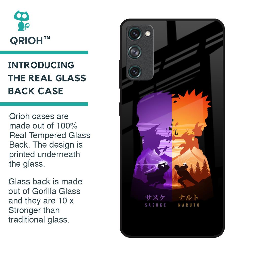 Minimalist Anime Glass Case for Samsung Galaxy S20 FE