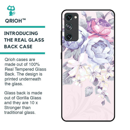 Elegant Floral Glass Case for Samsung Galaxy S20 FE