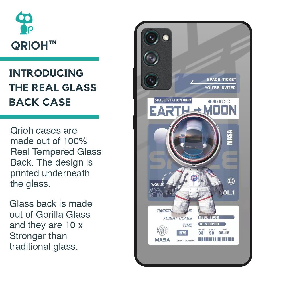 Space Flight Pass Glass Case for Samsung Galaxy S20 FE