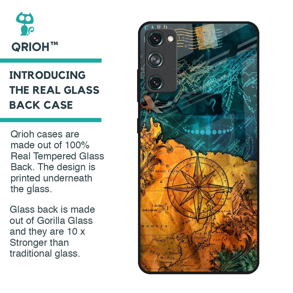 Architecture Map Glass Case for Samsung Galaxy S20 FE