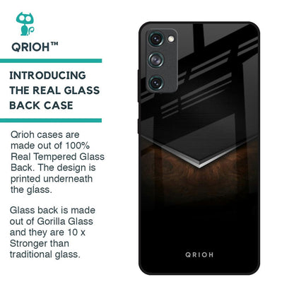 Dark Walnut Glass Case for Samsung Galaxy S20 FE