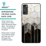 Tricolor Pattern Glass Case for Samsung Galaxy S20 FE