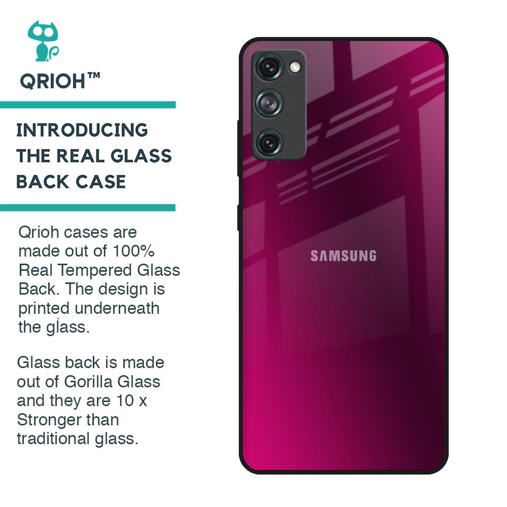 Pink Burst Glass Case for Samsung Galaxy S20 FE