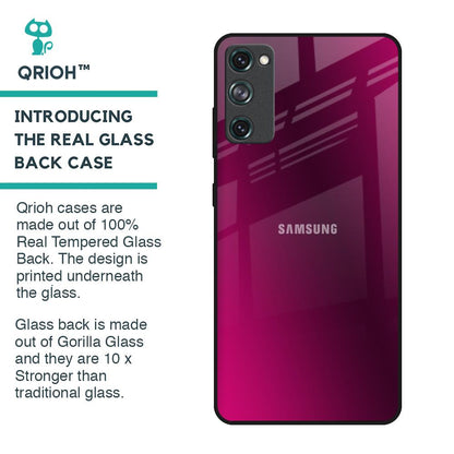 Pink Burst Glass Case for Samsung Galaxy S20 FE