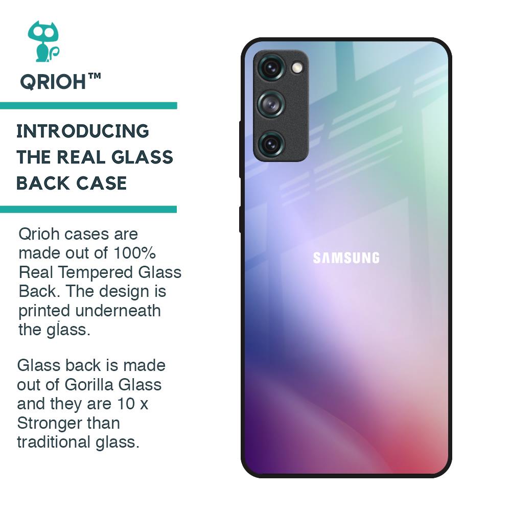 Abstract Holographic Glass Case for Samsung Galaxy S20 FE