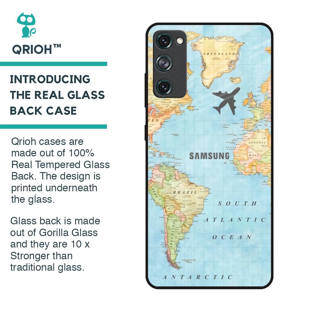 Fly Around The World Glass Case for Samsung Galaxy S20 FE