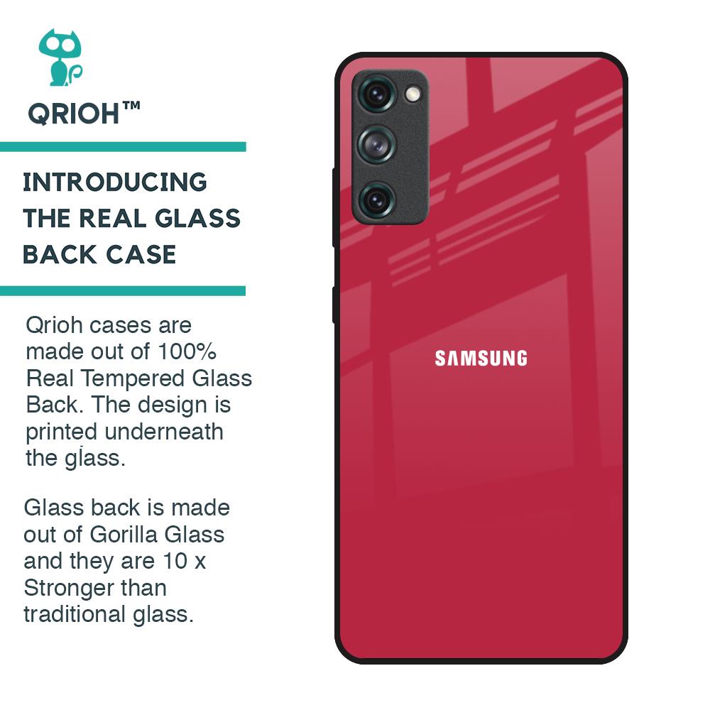 Solo Maroon Glass case for Samsung Galaxy S20 FE