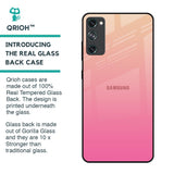 Pastel Pink Gradient Glass Case For Samsung Galaxy S20 FE