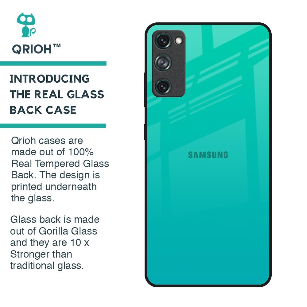 Cuba Blue Glass Case For Samsung Galaxy S20 FE