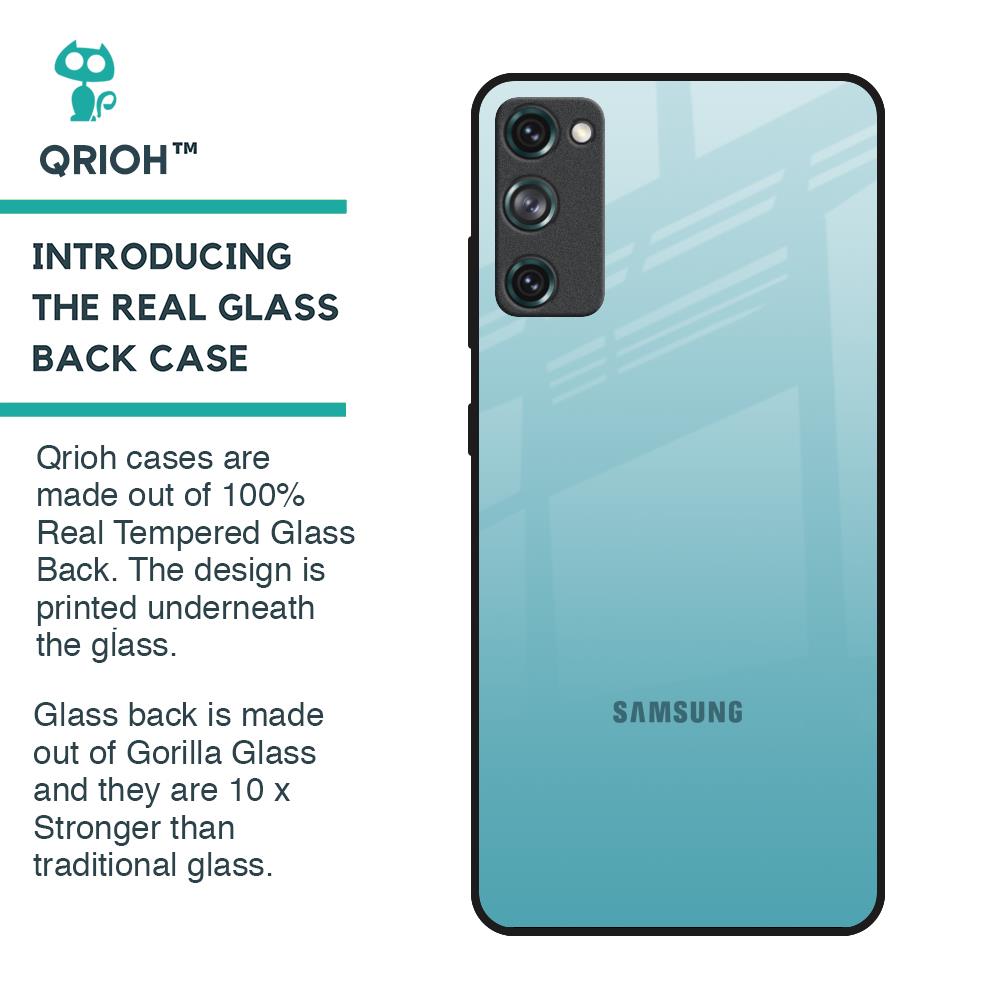 Arctic Blue Glass Case For Samsung Galaxy S20 FE