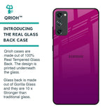 Magenta Gradient Glass Case For Samsung Galaxy S20 FE