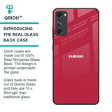 Solo Maroon Glass case for Samsung Galaxy S20 FE