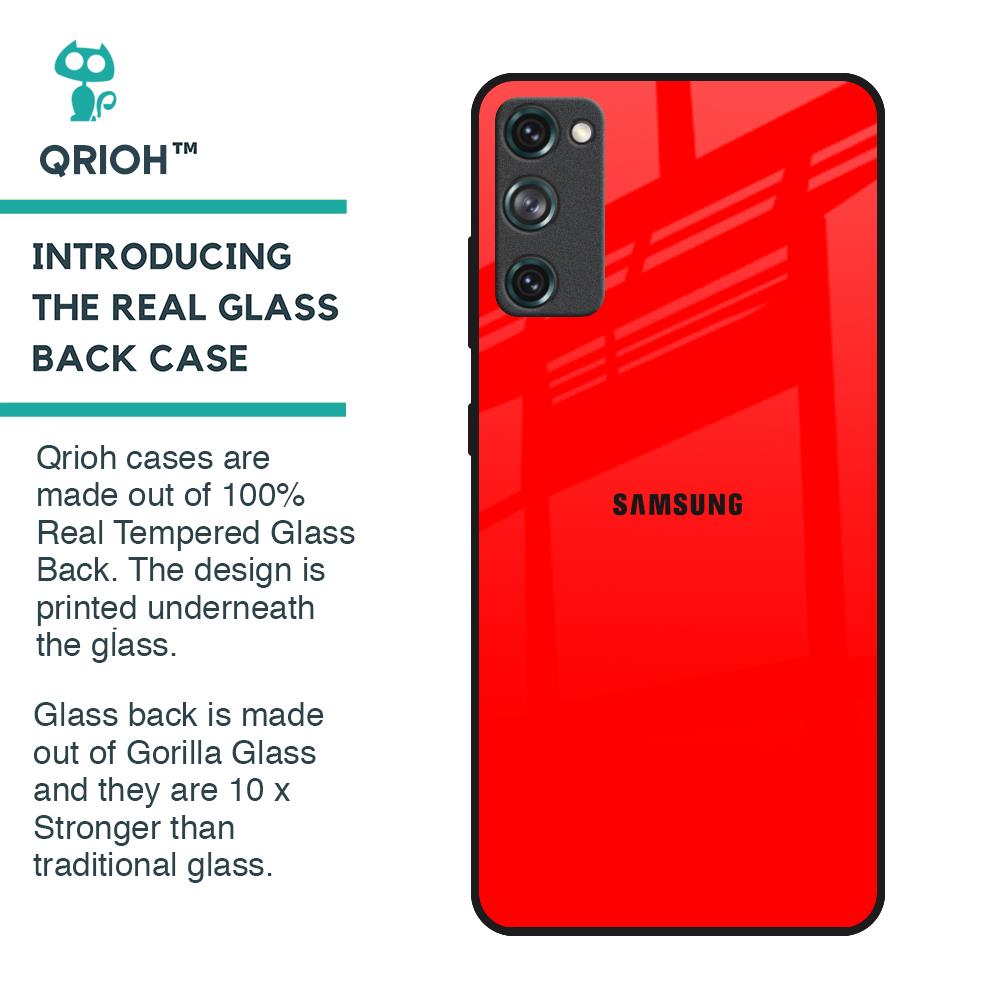 Blood Red Glass Case for Samsung Galaxy S20 FE